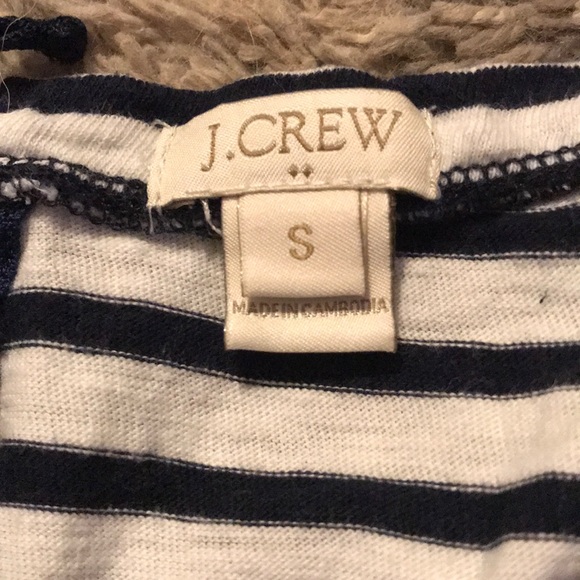 3/4 sleeve striped J Crew shirt - Picture 2 of 3